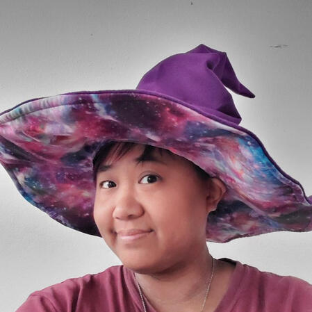 a color photograph of Mx. Cres Veritas- it's a portrait shot